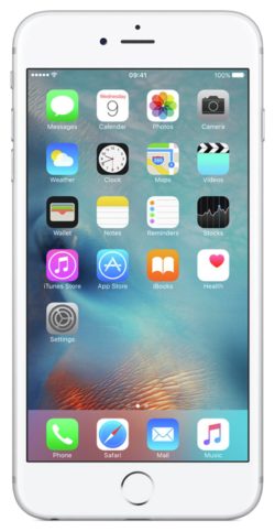 Sim Free Apple iPhone 6S Plus 128GB- Silver.